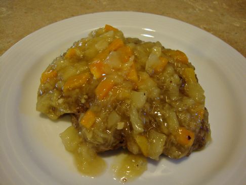 Sweet and sour Turkey patties with brown rice