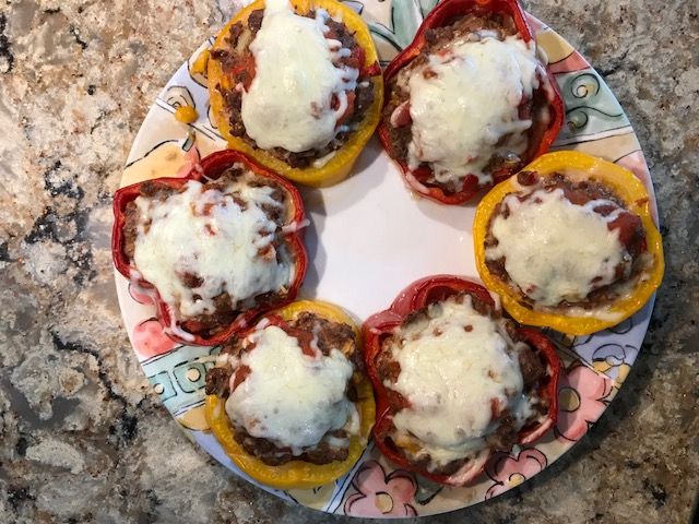 Stuffed Pepper Rings