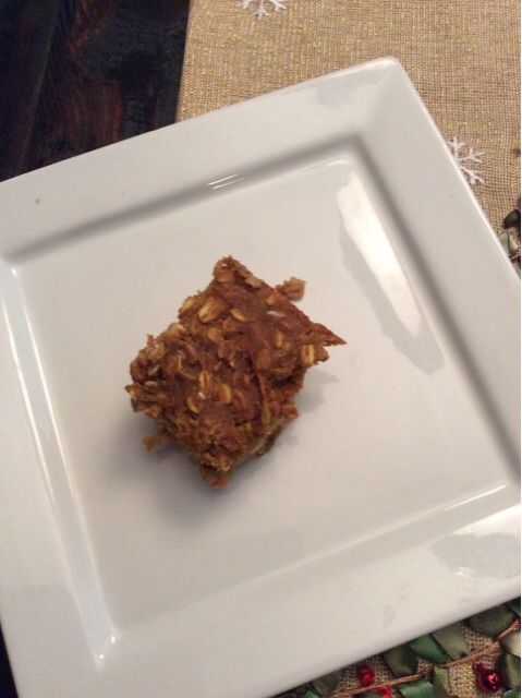 Carrot oatmeal bars Jn