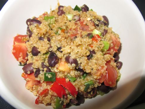 Mexican Flavoured Quinoa with Black Beans