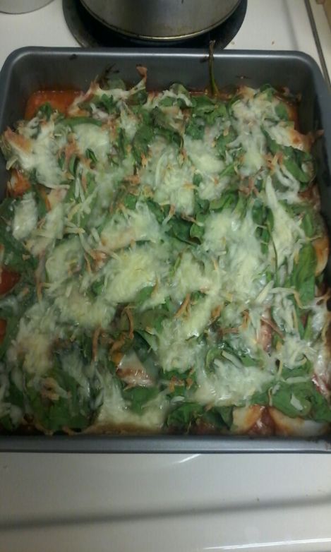 Simply easy veggie lasagna