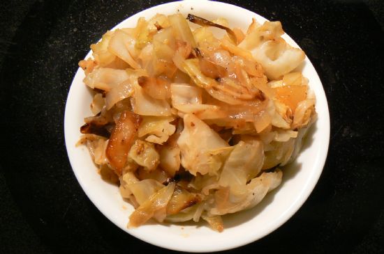 Sweet and Sour Baked Cabbage