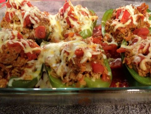 Andy's Turkey-Stuffed Peppers