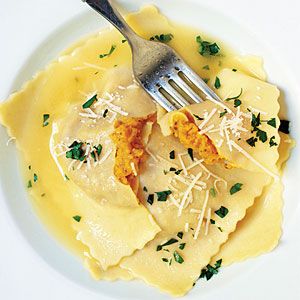 Butternut Squash Ravioli w/ Rosemary Oil