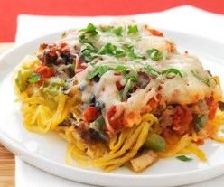Spaghetti Squash and Tomato Italian Bake