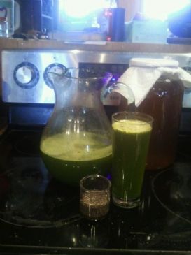 Green Raw Breakfast or Snack Juice