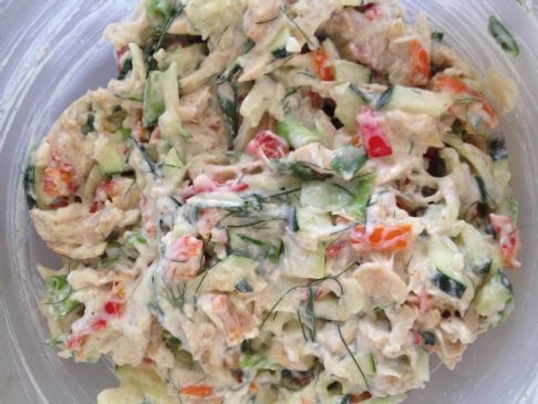 Sassy Chicken Tzatziki Salad