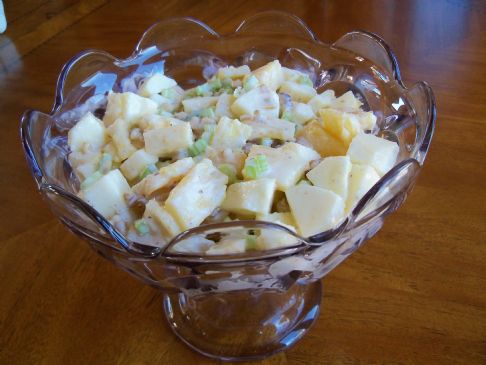 Apple Pineapple Waldorf Salad