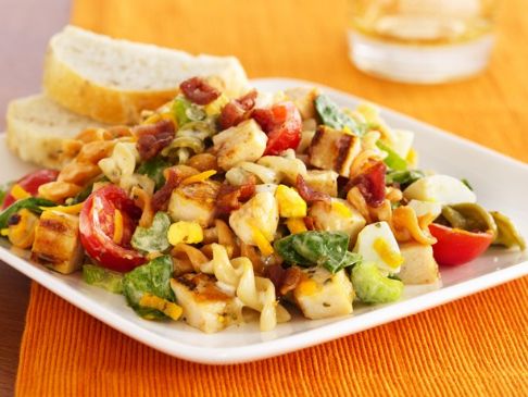 Grilled Honey Mustard Chicken Pasta Salad