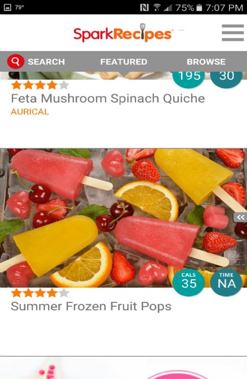 Summer Frozen Fruit Pops