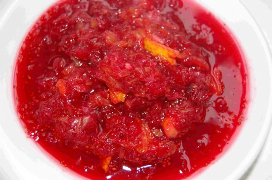Zesty Orange-Cranberry Sauce (Relish)