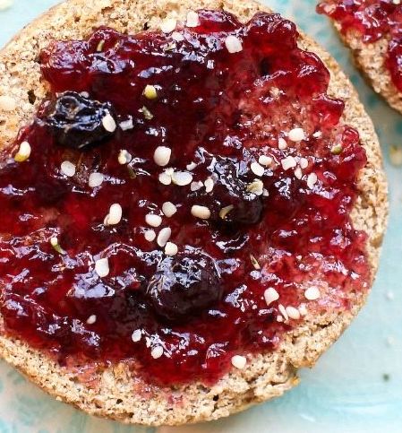 2 minute flourless English Muffin