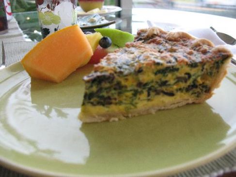 Rachel's Spinach and Mushroom Quiche