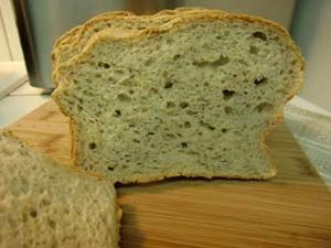 Gluten Free Oat Bread with Flax