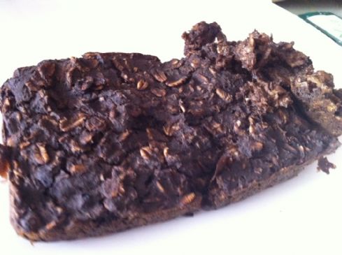 Brownie Batter Baked Oatmeal (single-serving, vegan)