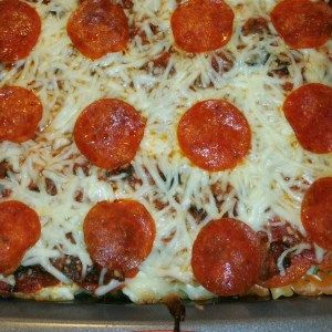 Pepperoni Pizza Pasta Casserole
