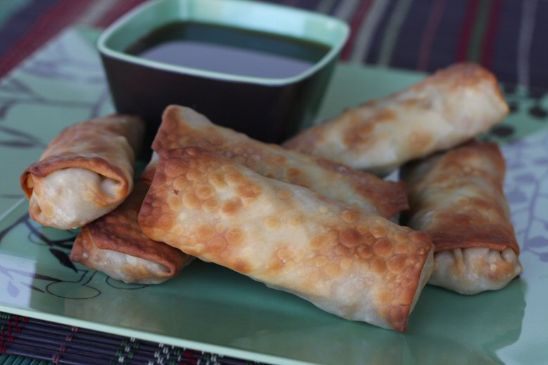 Baked Chicken Egg Rolls