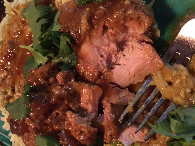 Slow Cooker - Ginger Garlic Honey Boneless Chicken Thighs