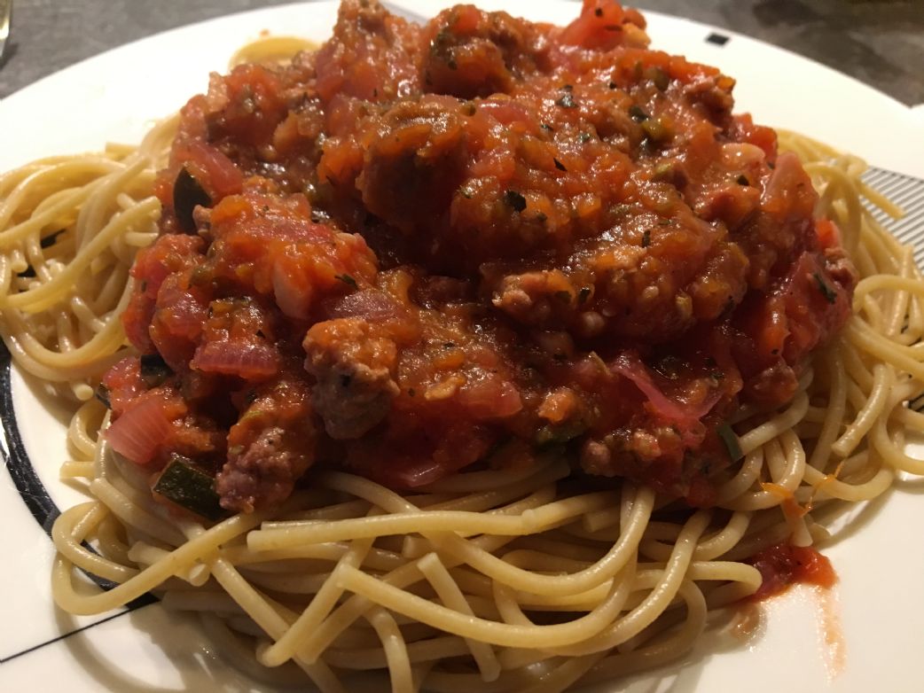 Tomatoless Turkey Pasta Sauce