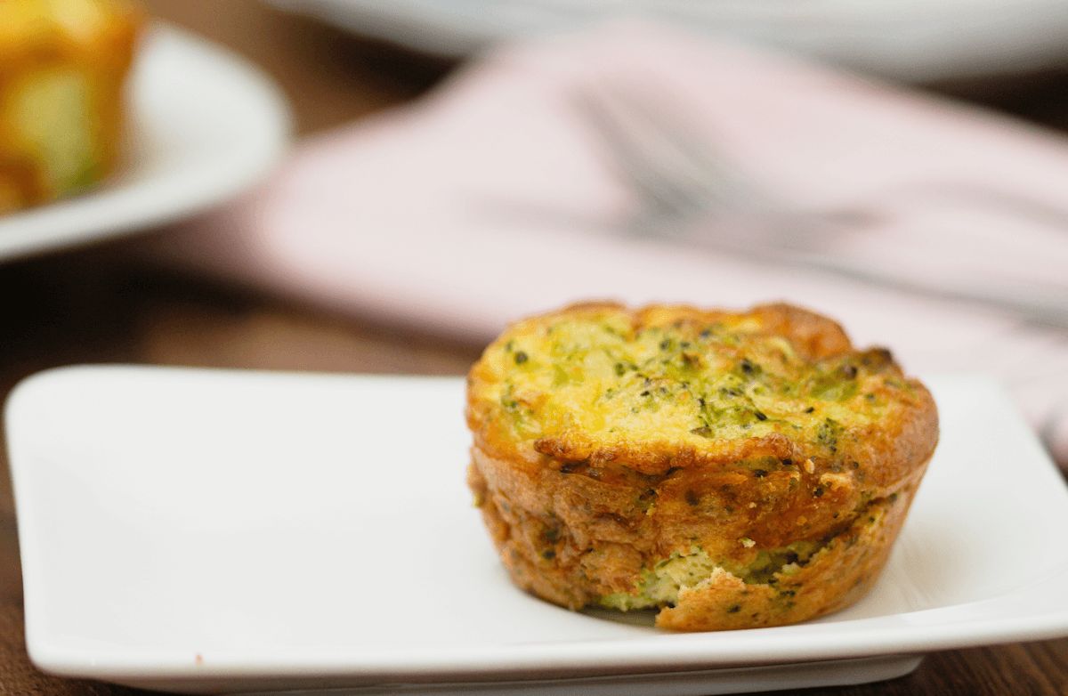 Quinoa Broccoli Cheese Fuffins