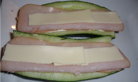 Cucumber Sandwich Boats