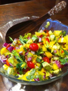 Avocado Mango Tomatoes Salad