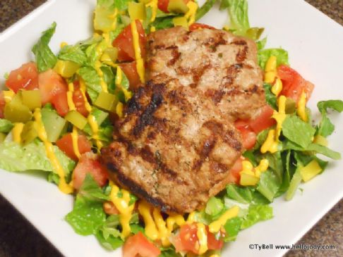 HCG Phase 2 - Veal Hamburger Salad