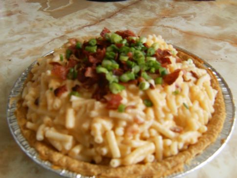 Macaroni, Cheese and Bacon Pie
