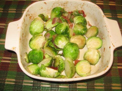 Country Style Roasted Brussel Sprouts ~ by 2Persevere