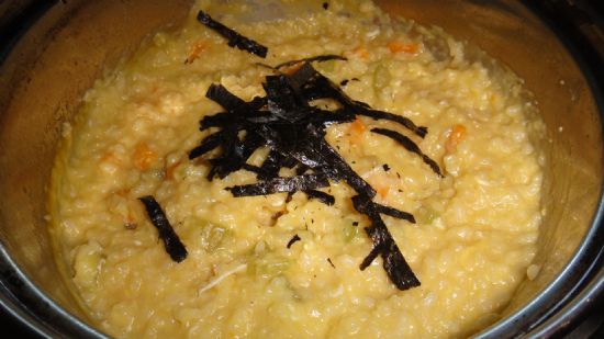 Vegetable Porridge with Egg