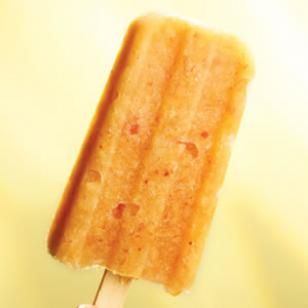 Chunky Peach Popsicles from Eating Well