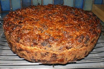 Fruit Cake - Healthy - Finished as Simnel Cake