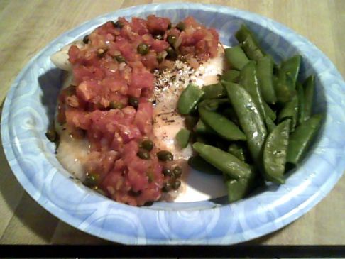 Tomato and Caper Tilapia