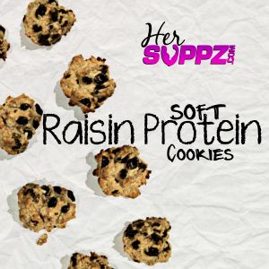 Soft Raisin Protein Cookies