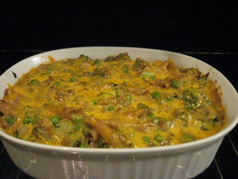 Cheesy Tuna Veggie Casserole