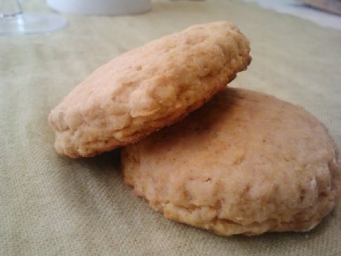 Fiber filled sweet potato biscuits