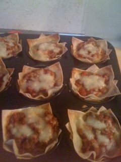 Lasagna Cups