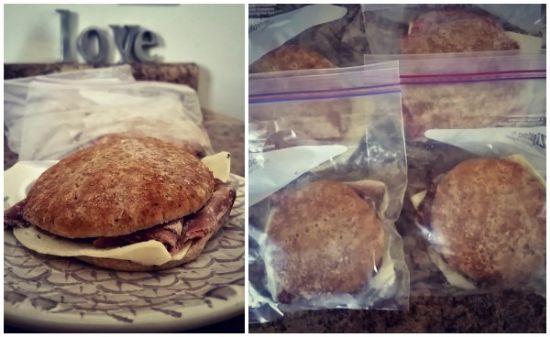 DIY Freezer Breakfast Sandwiches