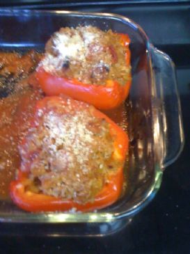 Italian Stuffed Red Peppers