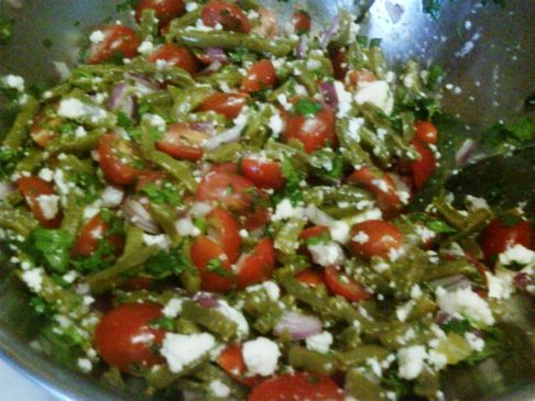 Cherry tomato and Nopales salad