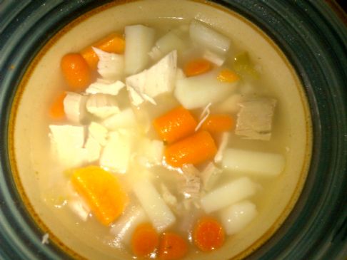 Homemade Turkey and Vegtable Soup