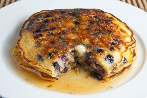 Sugar free blueberry pancakes