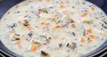 Slow Cooker Creamy Chicken and Wild Rice Soup