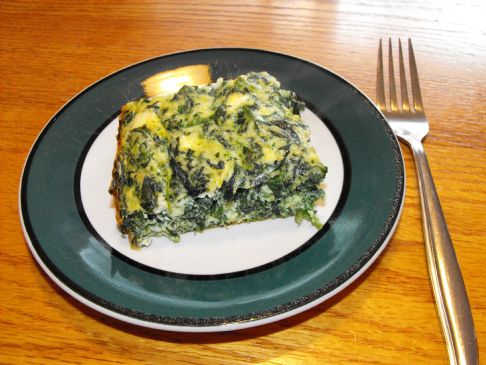 Low Carb Spinach and Feta Egg bake