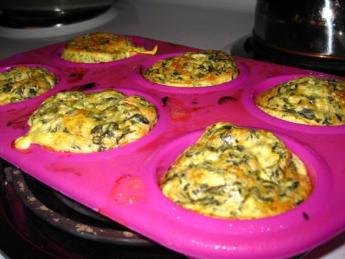 Crustless Spinach Mini-Quiche