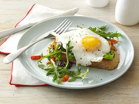 Eggs on Grilled Bread