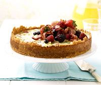 Cinnamon Bread Crust Quiche with Berries and Bacon
