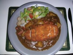Chicken Katsu Curry (Deep fried Chicken in Curry)