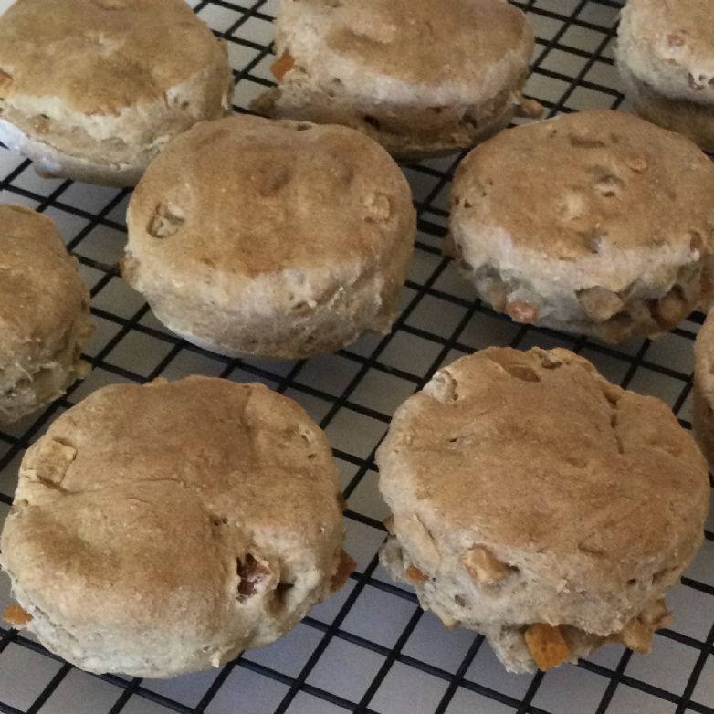 Sourdough Dried Fruit Scones