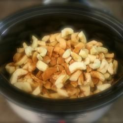 Slow Cooker Cider Applesauce (No Sugar Added)